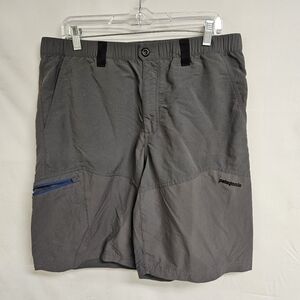 Patagonia Guidewater Shorts Mens Size Large Charcoal Gray Outdoors Nylon 82112